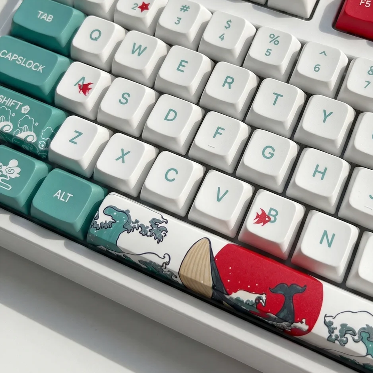 Ukiyo-e Coral Sea Keycap Set