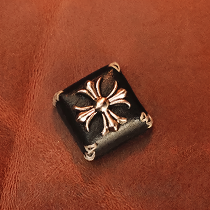 Vintage Leather Motif Artisan Keycaps