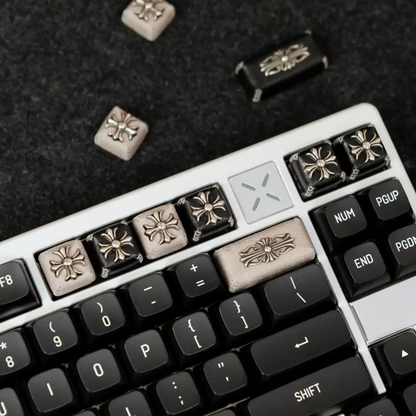 Vintage Leather Motif Artisan Keycaps