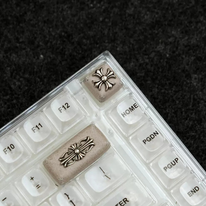 Vintage Leather Motif Artisan Keycaps
