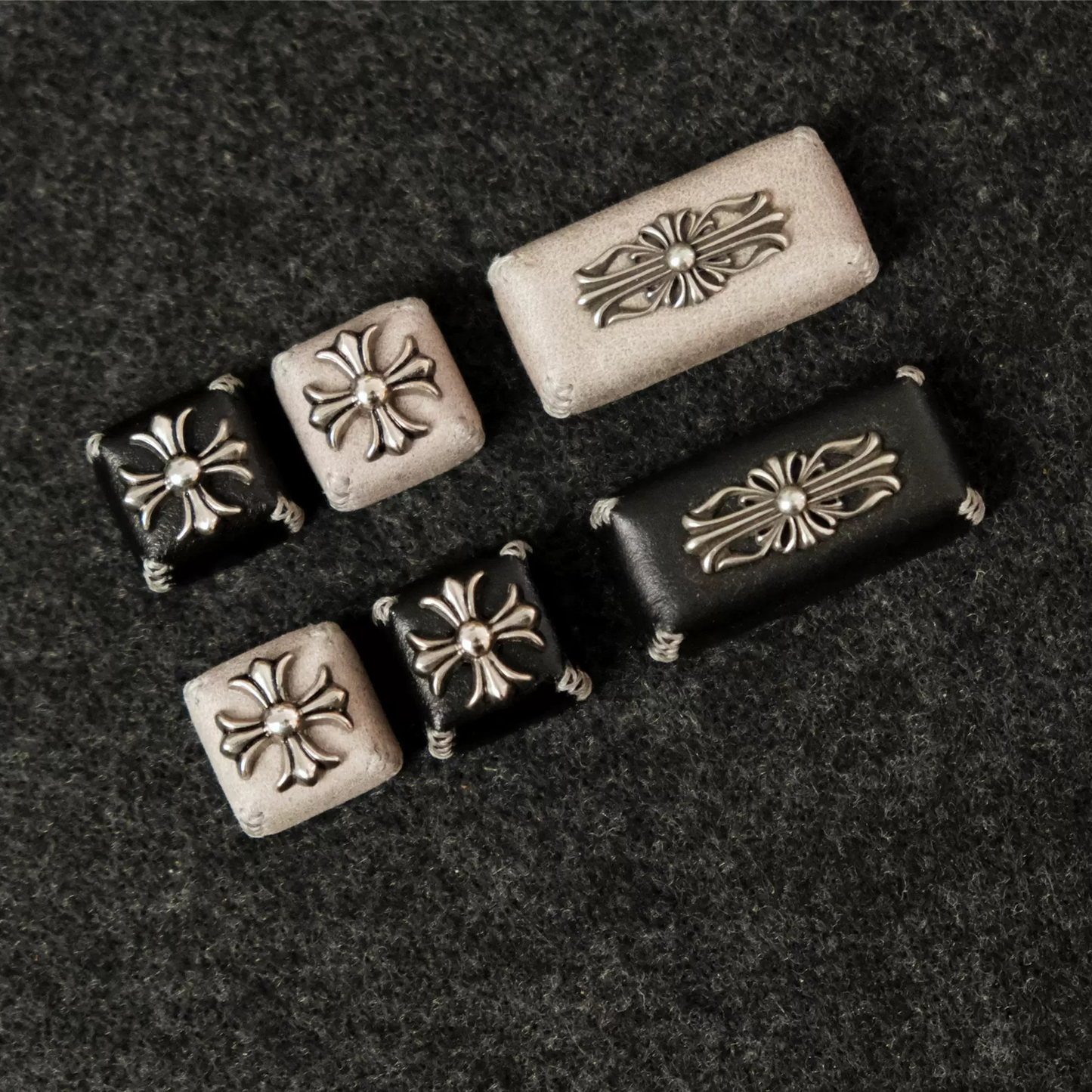 Vintage Leather Motif Artisan Keycaps