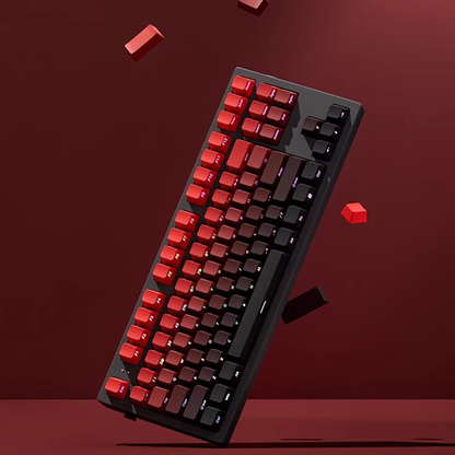 Volcanic Ash Gradient Side Print Keycap Set
