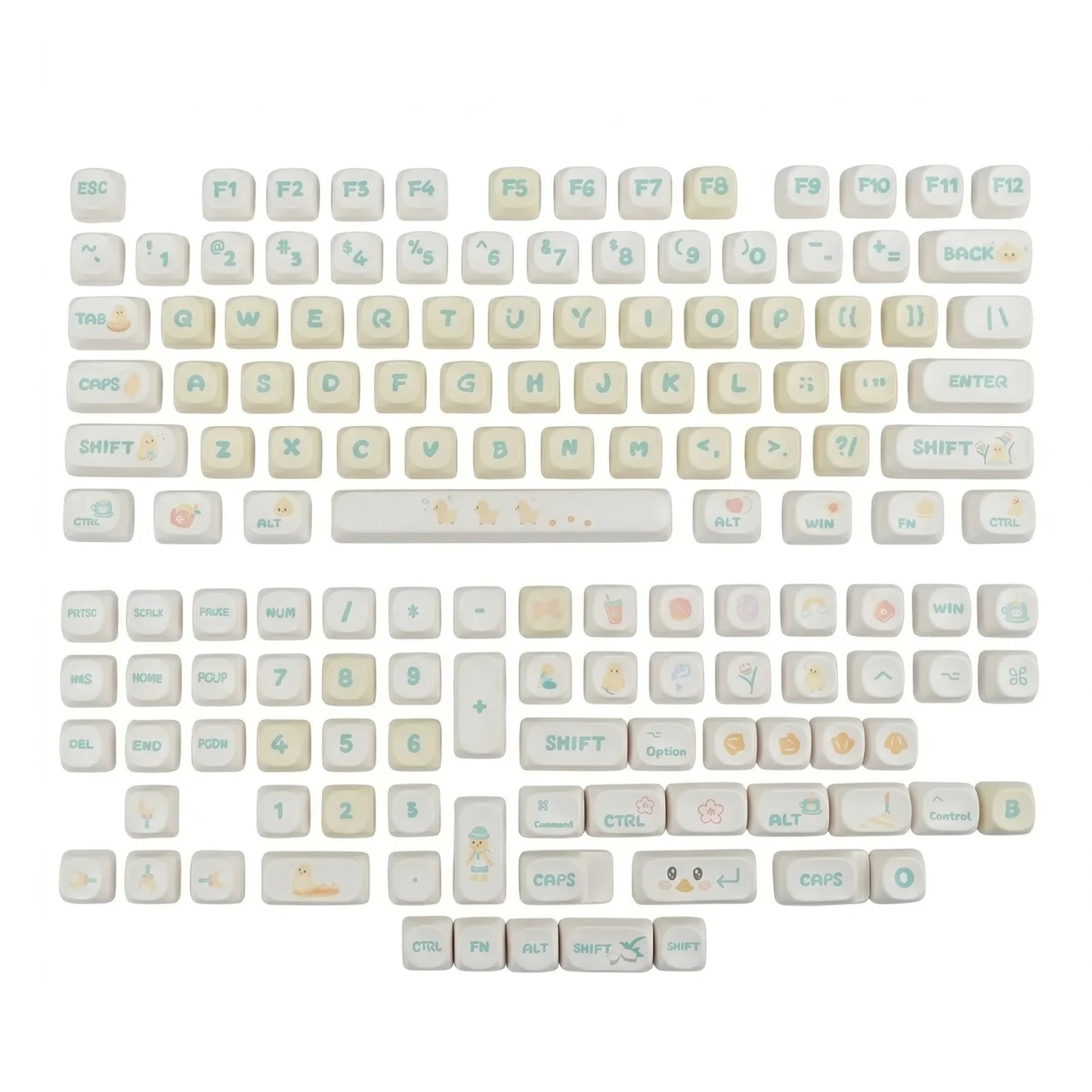 Wandering Ducky Keycap Set