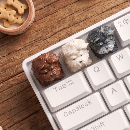 Windy Scruffy Puppy Keycaps